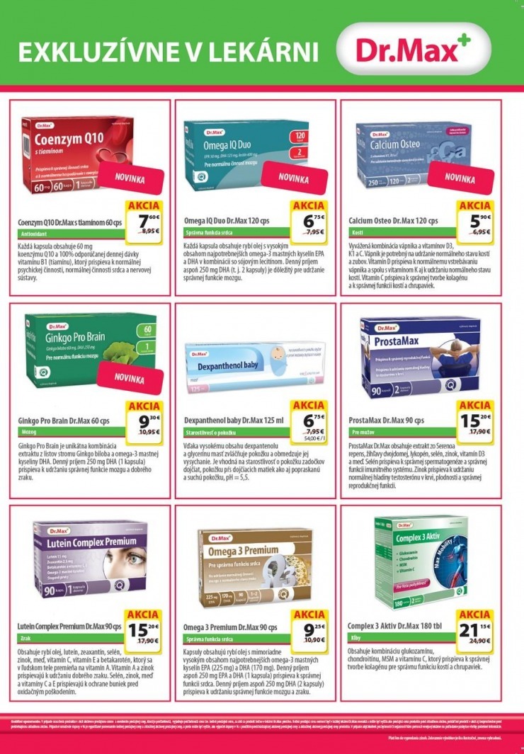 leták exkluzívna ponuka Dr.Max strana 5 leták exkluzívna ponuka Dr.Max strana 5