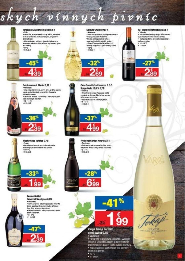 leták Carrefour - katalóg vína strana 5 leták Carrefour - katalóg vína strana 5