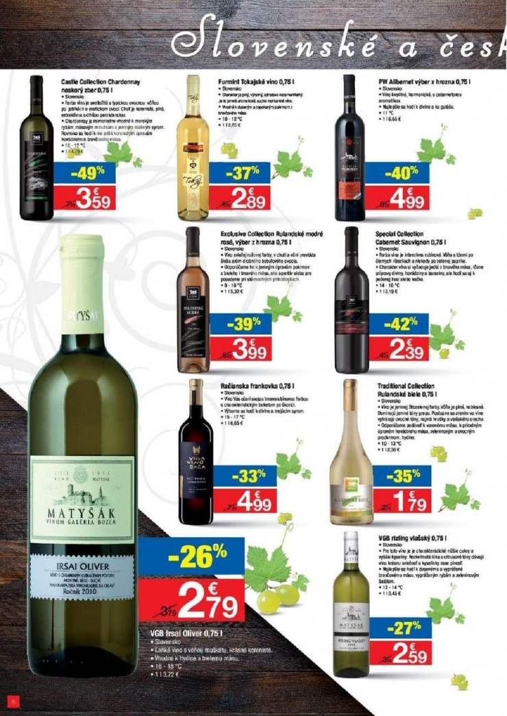 leták Carrefour - katalóg vína strana 8 leták Carrefour - katalóg vína strana 8