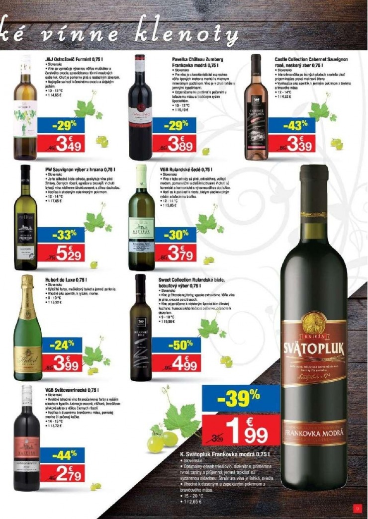 leták Carrefour - katalóg vína strana 9 leták Carrefour - katalóg vína strana 9