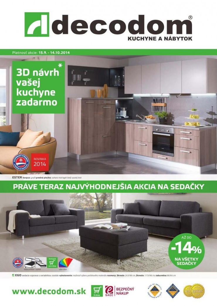 leták akčný leták Decodom strana 1 leták akčný leták Decodom strana 1
