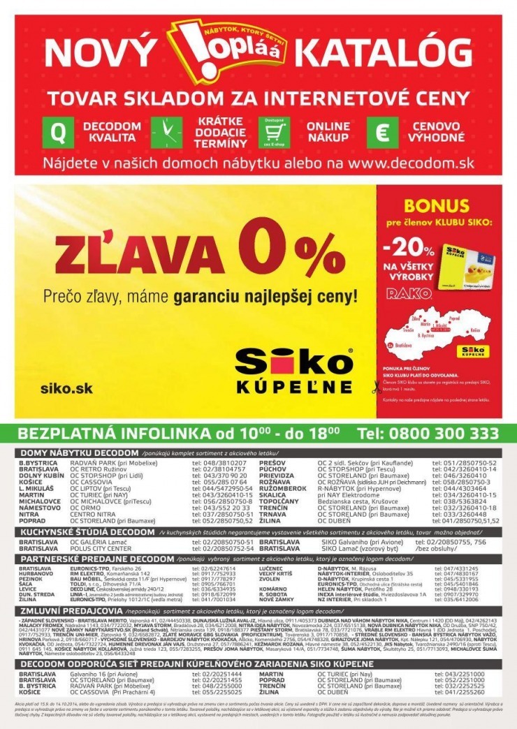 leták akčný leták Decodom strana 8 leták akčný leták Decodom strana 8