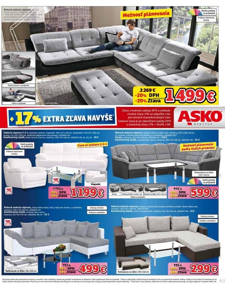 leták akciový leták ASKO nábytok strana 3 leták akciový leták ASKO nábytok strana 3