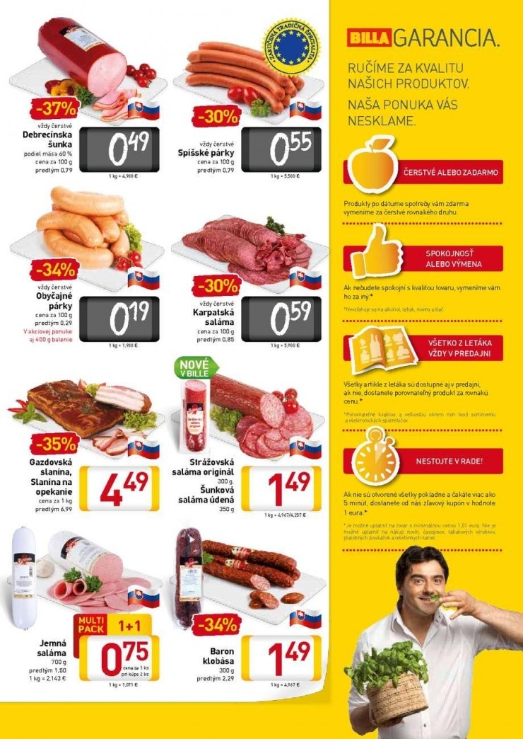 leták mimoriadný leták Billa strana 3 leták mimoriadný leták Billa strana 3