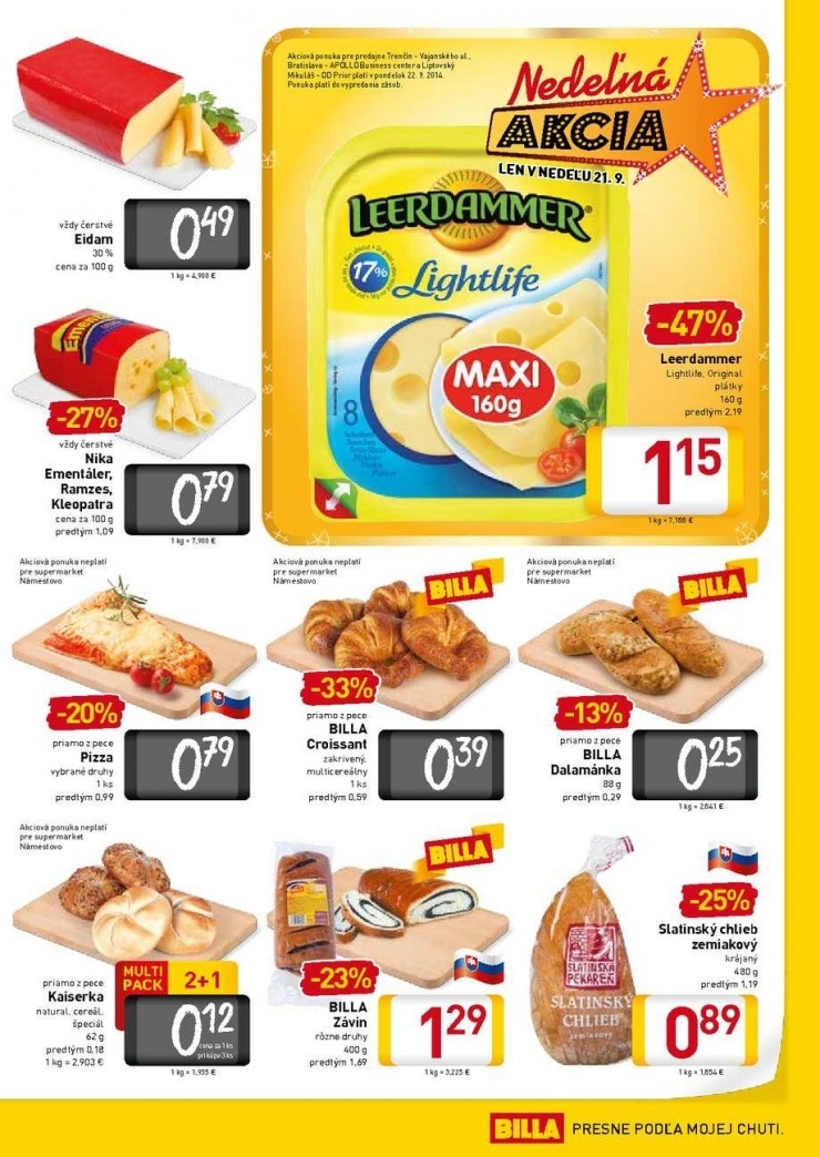 leták mimoriadný leták Billa strana 5 leták mimoriadný leták Billa strana 5