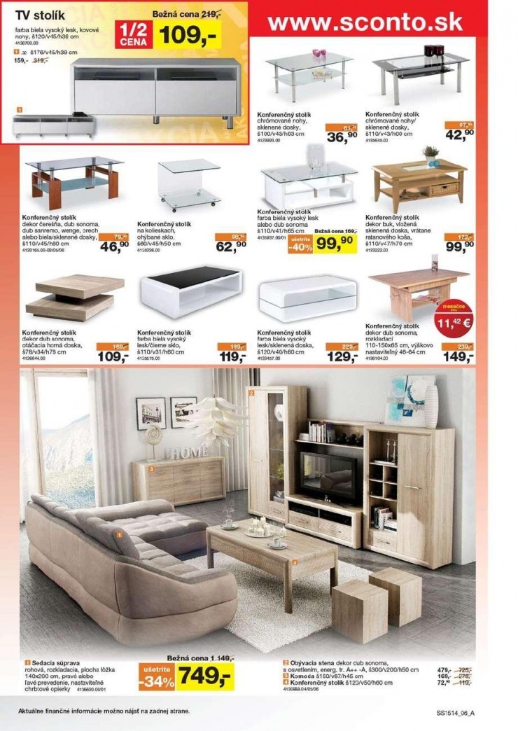 leták aktuálny leták Sconto nábytok strana 6 leták aktuálny leták Sconto nábytok strana 6