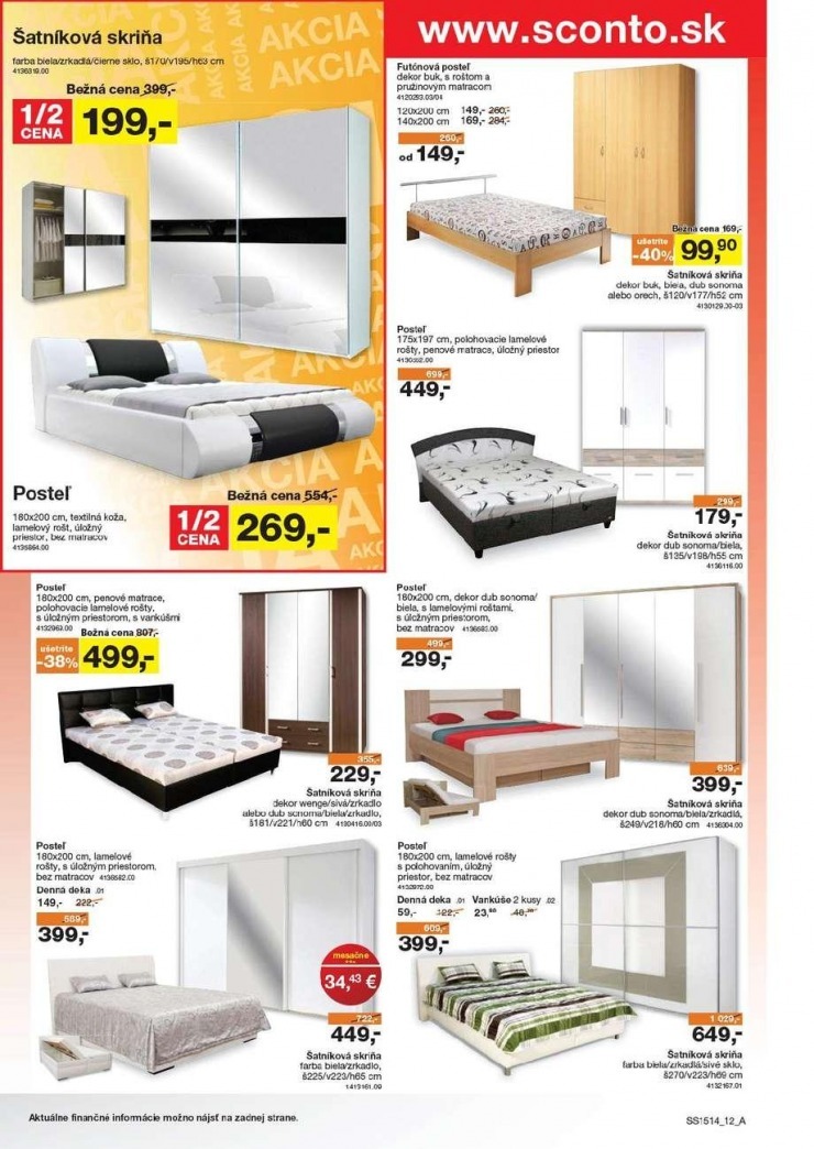 leták aktuálny leták Sconto nábytok strana 12 leták aktuálny leták Sconto nábytok strana 12