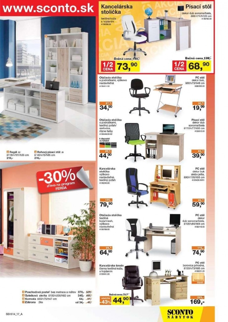 leták aktuálny leták Sconto nábytok strana 17 leták aktuálny leták Sconto nábytok strana 17