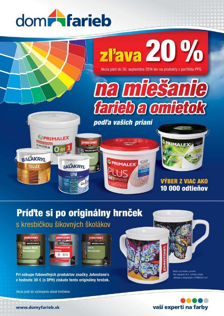 leták leták Dom farieb - septembrová ponuka strana 2 leták leták Dom farieb - septembrová ponuka strana 2