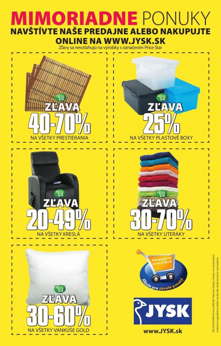 leták extra ponuka Jysk strana 16 leták extra ponuka Jysk strana 16
