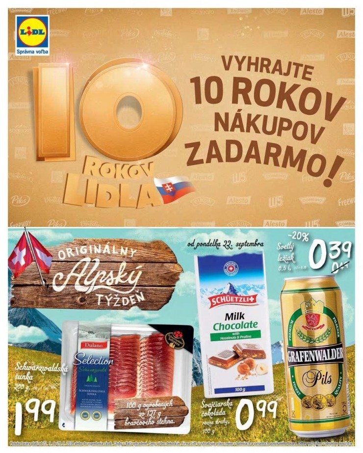 leták akciový leták Lidl strana 1 leták akciový leták Lidl strana 1