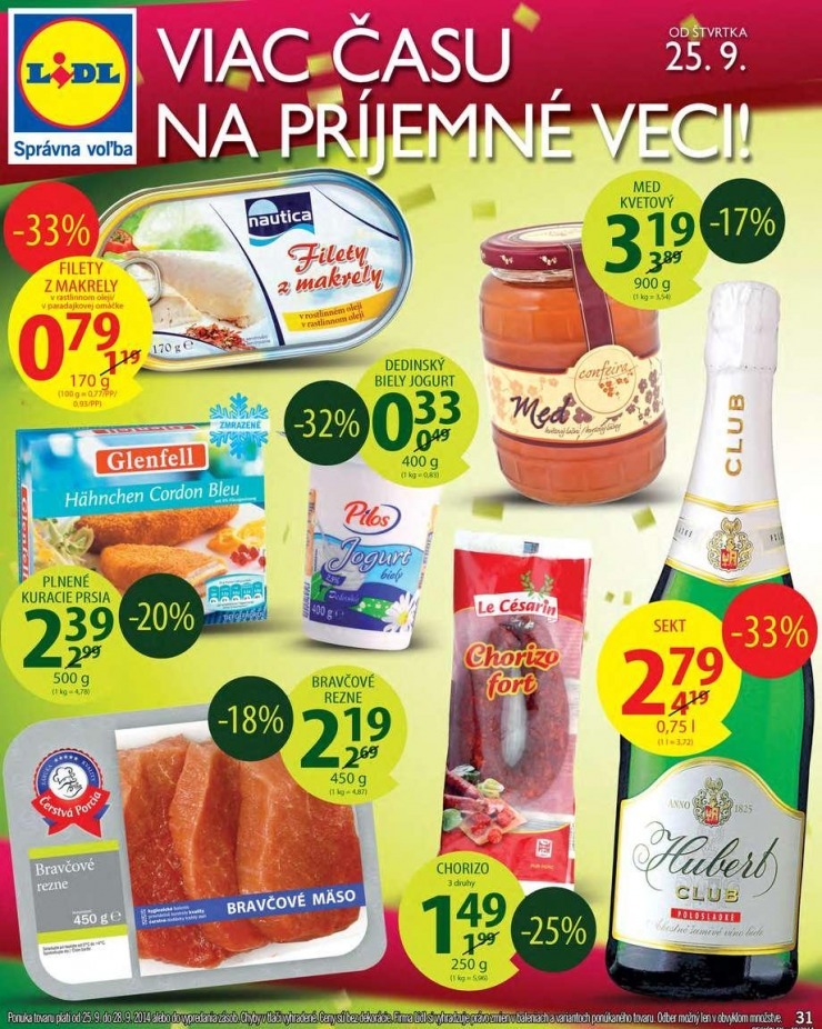 leták akciový leták Lidl strana 31 leták akciový leták Lidl strana 31
