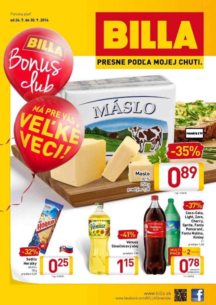 leták Billa špeciálny leták strana 1 leták Billa špeciálny leták strana 1