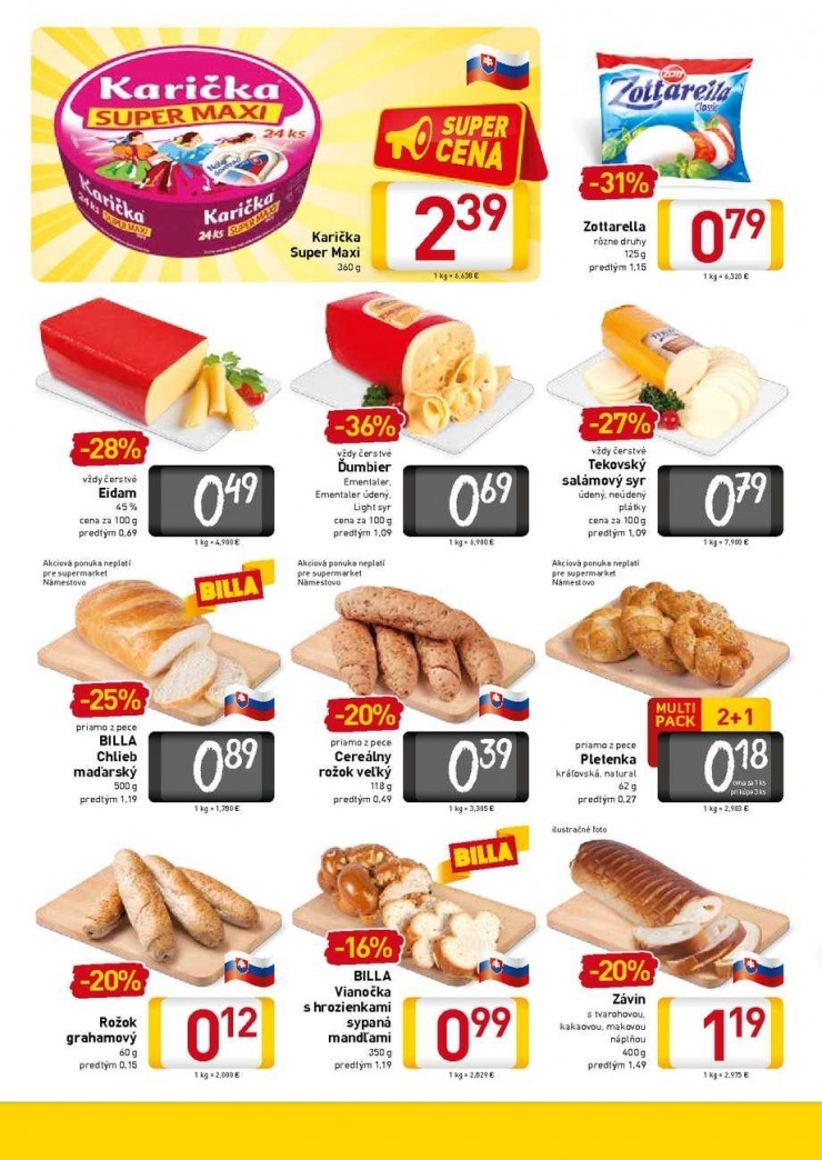 leták Billa špeciálny leták strana 4 leták Billa špeciálny leták strana 4