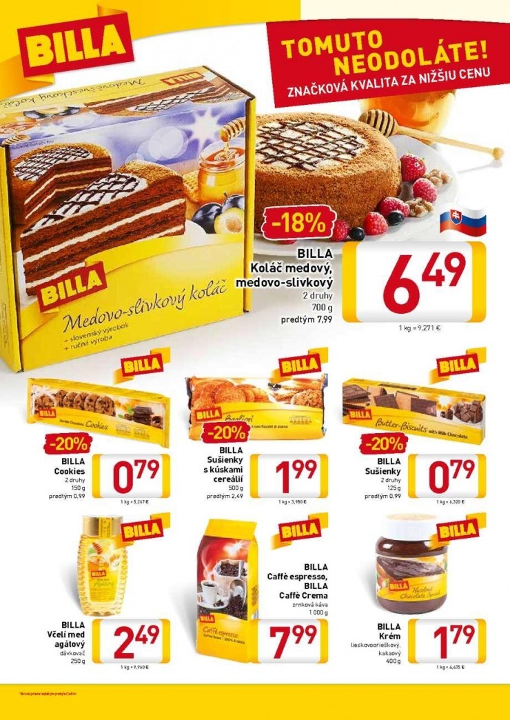 leták Billa špeciálny leták strana 6 leták Billa špeciálny leták strana 6