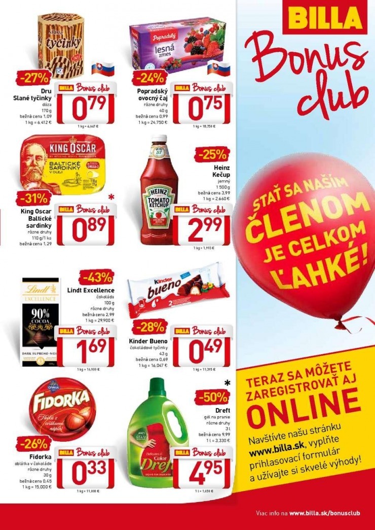 leták Billa špeciálny leták strana 9 leták Billa špeciálny leták strana 9