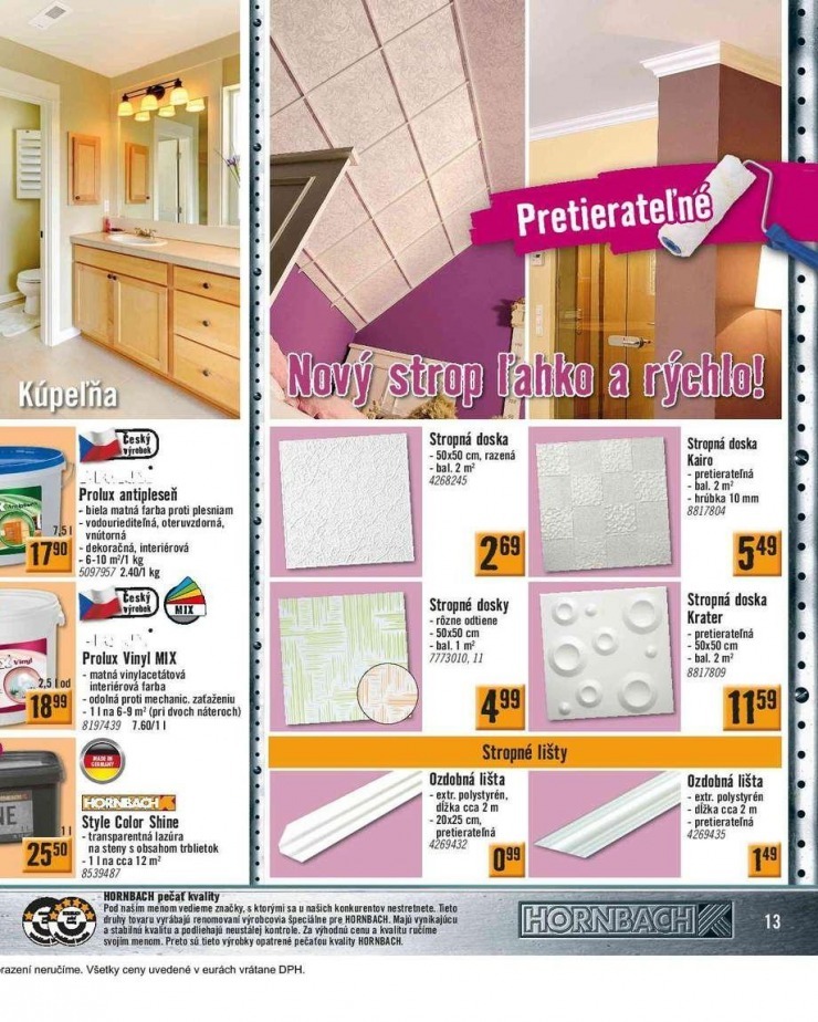 leták extra ponuka HORNBACH strana 13 leták extra ponuka HORNBACH strana 13