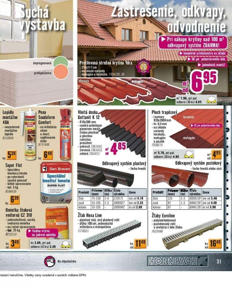 leták extra ponuka HORNBACH strana 31 leták extra ponuka HORNBACH strana 31