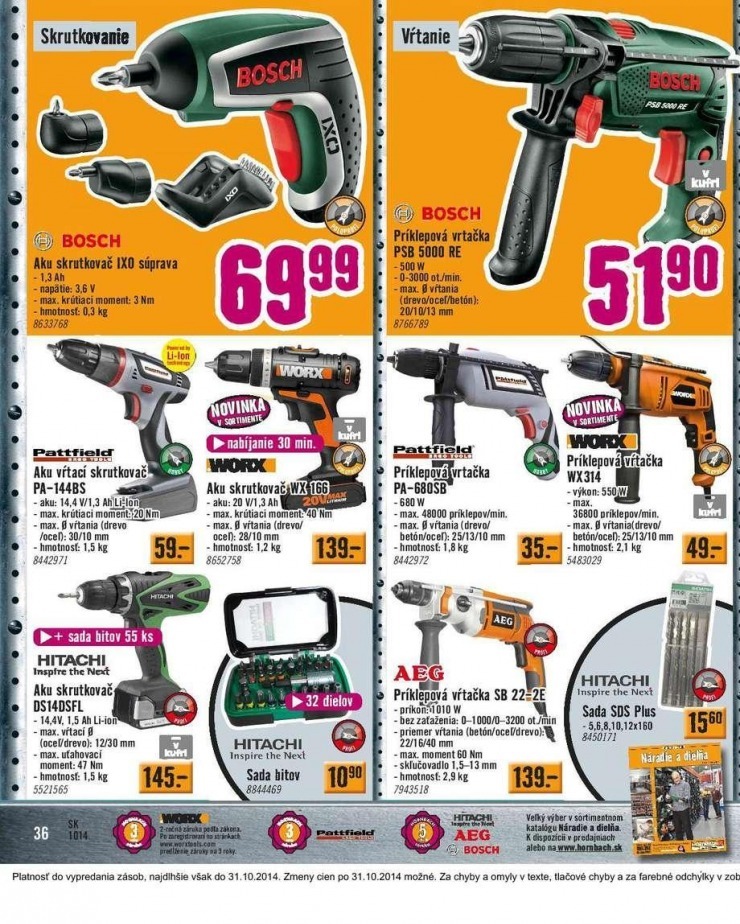 leták extra ponuka HORNBACH strana 36 leták extra ponuka HORNBACH strana 36