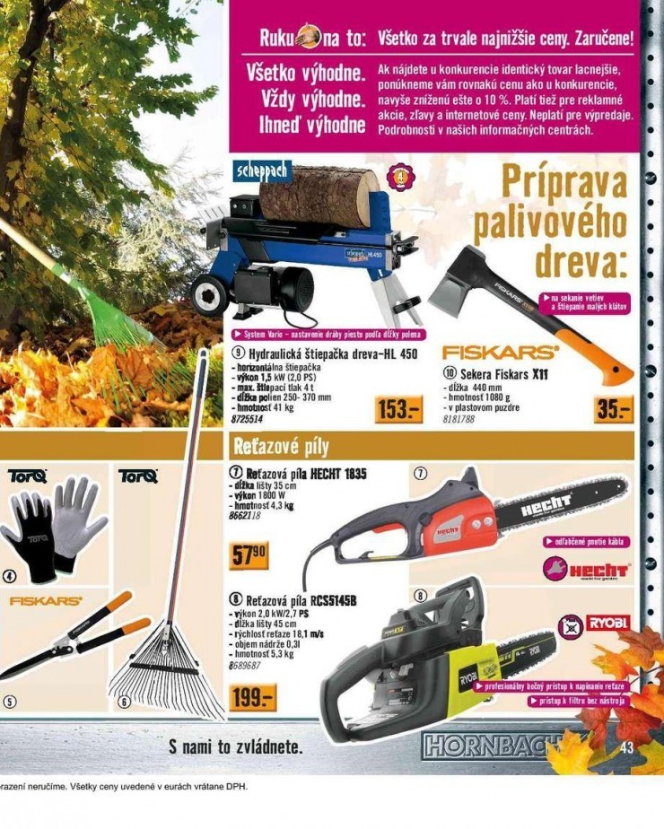 leták extra ponuka HORNBACH strana 43 leták extra ponuka HORNBACH strana 43