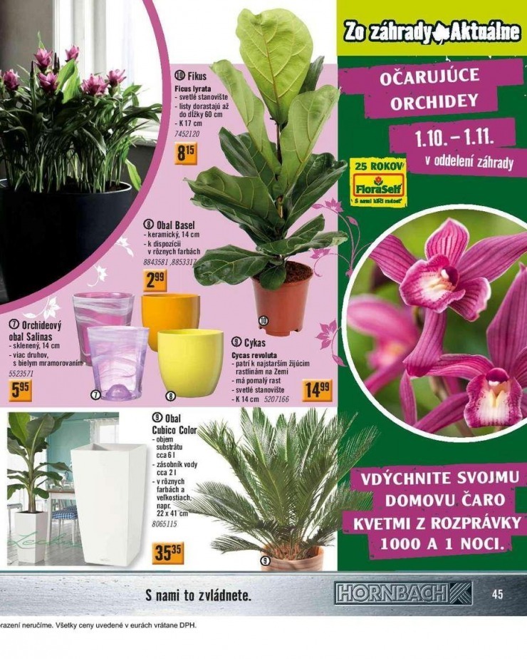 leták extra ponuka HORNBACH strana 45 leták extra ponuka HORNBACH strana 45