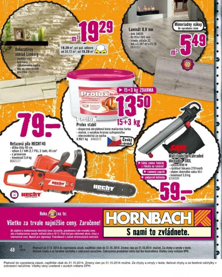 leták extra ponuka HORNBACH strana 48 leták extra ponuka HORNBACH strana 48