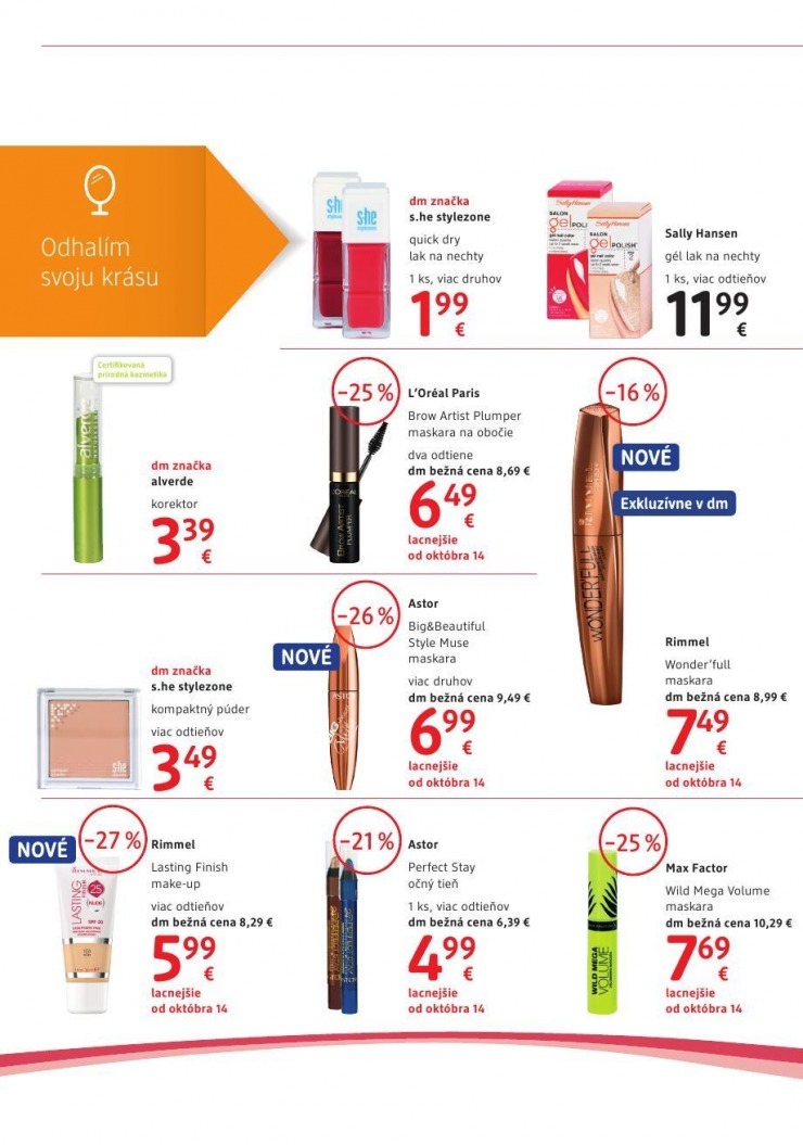 leták mimoriadný leták dm drogerie strana 8 leták mimoriadný leták dm drogerie strana 8