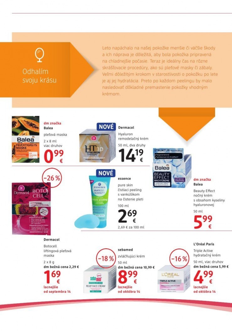 leták mimoriadný leták dm drogerie strana 12 leták mimoriadný leták dm drogerie strana 12