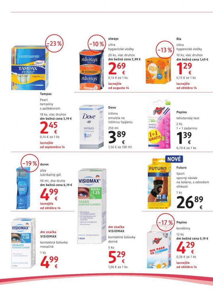 leták mimoriadný leták dm drogerie strana 18 leták mimoriadný leták dm drogerie strana 18