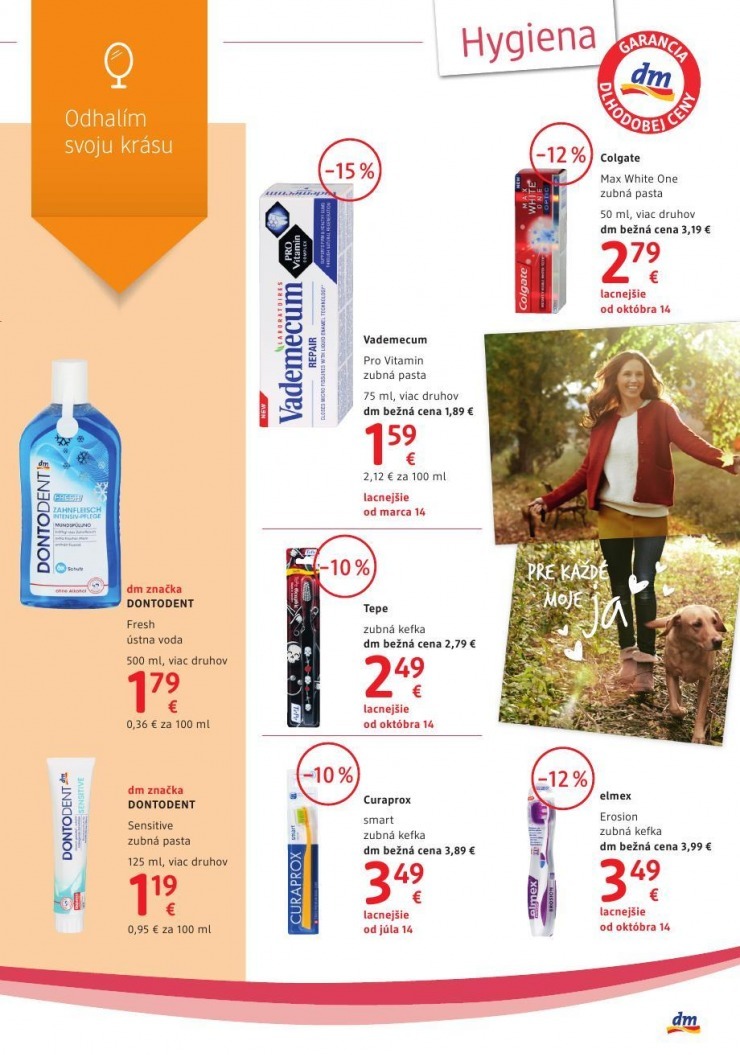 leták mimoriadný leták dm drogerie strana 19 leták mimoriadný leták dm drogerie strana 19