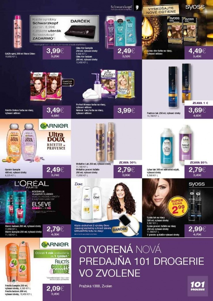 leták 101 Drogerie špeciálny leták strana 4 leták 101 Drogerie špeciálny leták strana 4