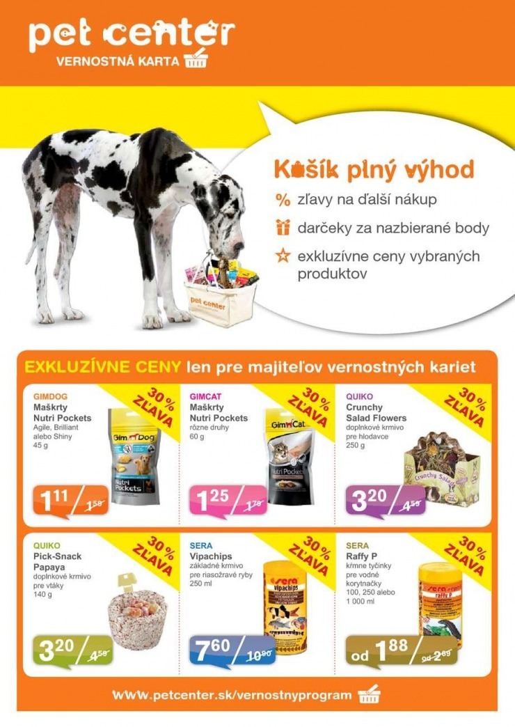 leták Pet Center extra ponuka strana 4 leták Pet Center extra ponuka strana 4