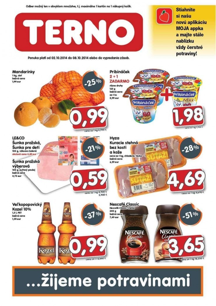 leták TERNO špeciálny leták strana 1 leták TERNO špeciálny leták strana 1