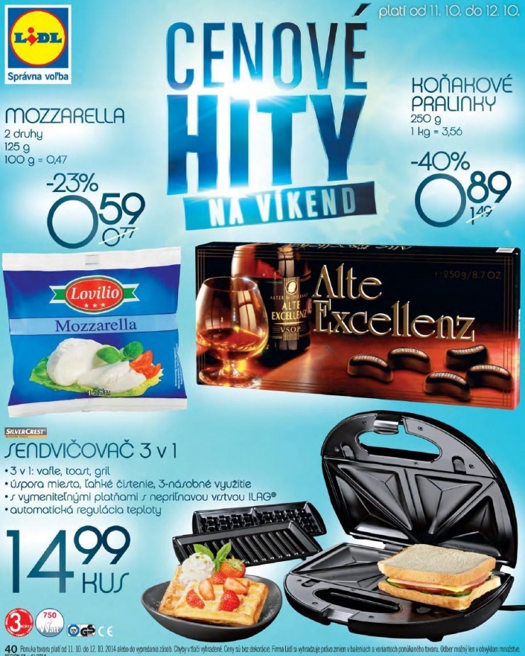 leták Lidl extra leták strana 40 leták Lidl extra leták strana 40