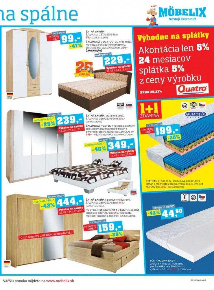 leták akciový leták Möbelix strana 3 leták akciový leták Möbelix strana 3