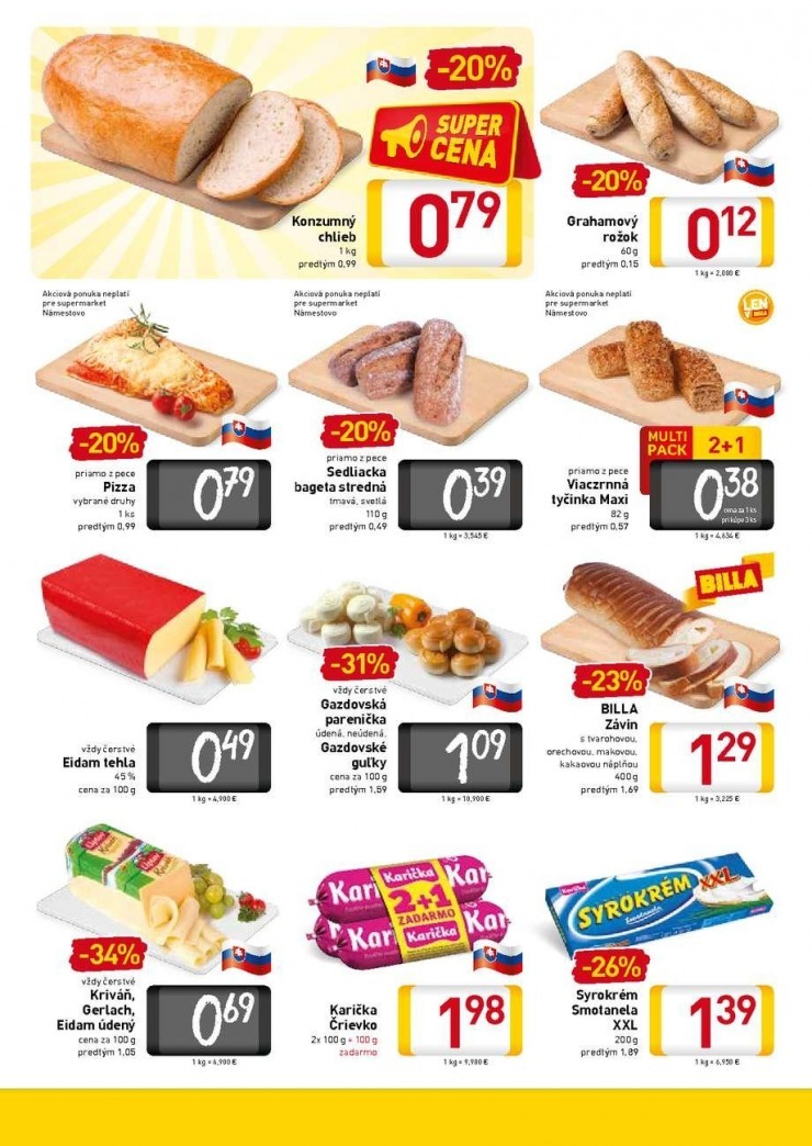 leták akciový Billa leták strana 4 leták akciový Billa leták strana 4