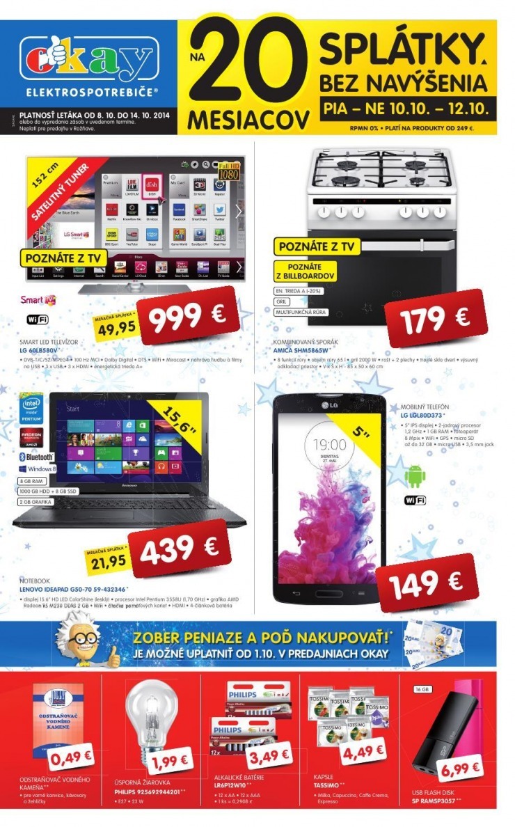 leták Okay akčná ponuka strana 1 leták Okay akčná ponuka strana 1