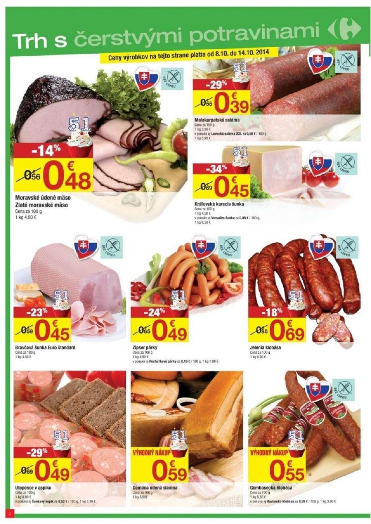 leták Carrefour leták - oslavujeme narodeniny strana 2 leták Carrefour leták - oslavujeme narodeniny strana 2