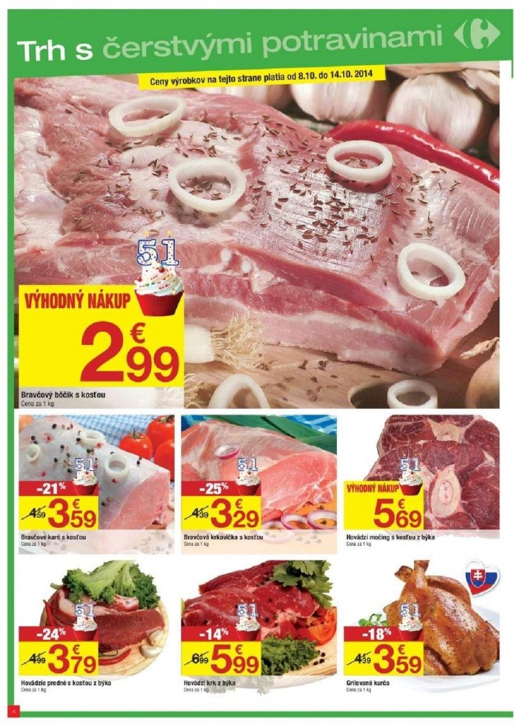 leták Carrefour leták - oslavujeme narodeniny strana 4 leták Carrefour leták - oslavujeme narodeniny strana 4