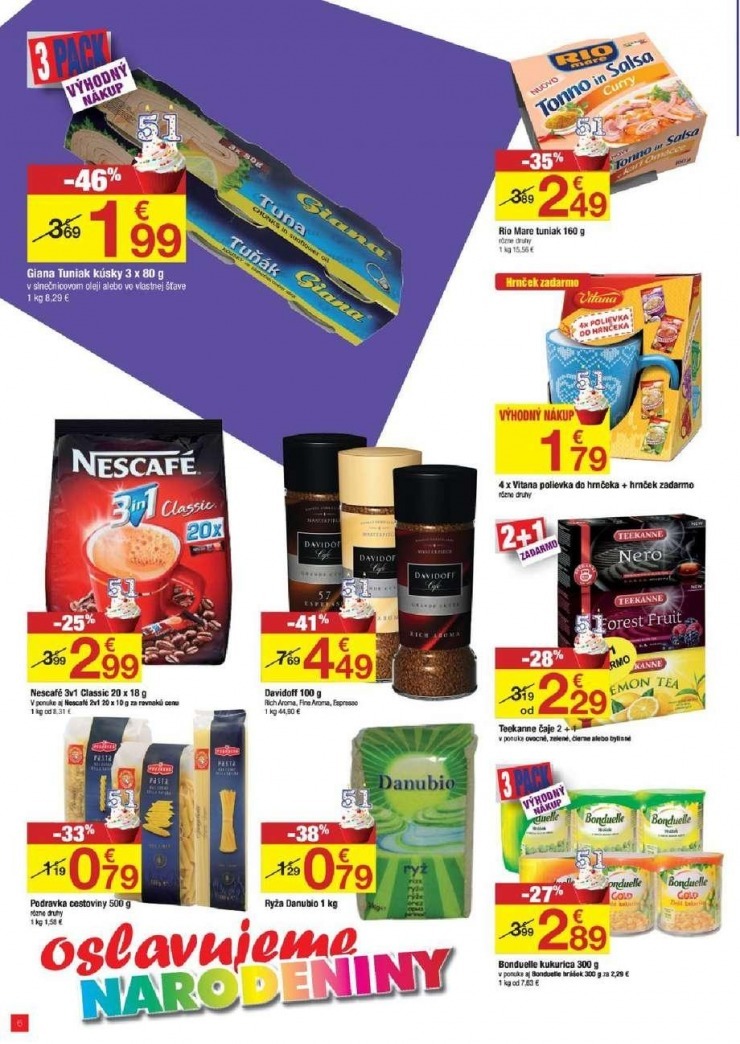 leták Carrefour leták - oslavujeme narodeniny strana 6 leták Carrefour leták - oslavujeme narodeniny strana 6