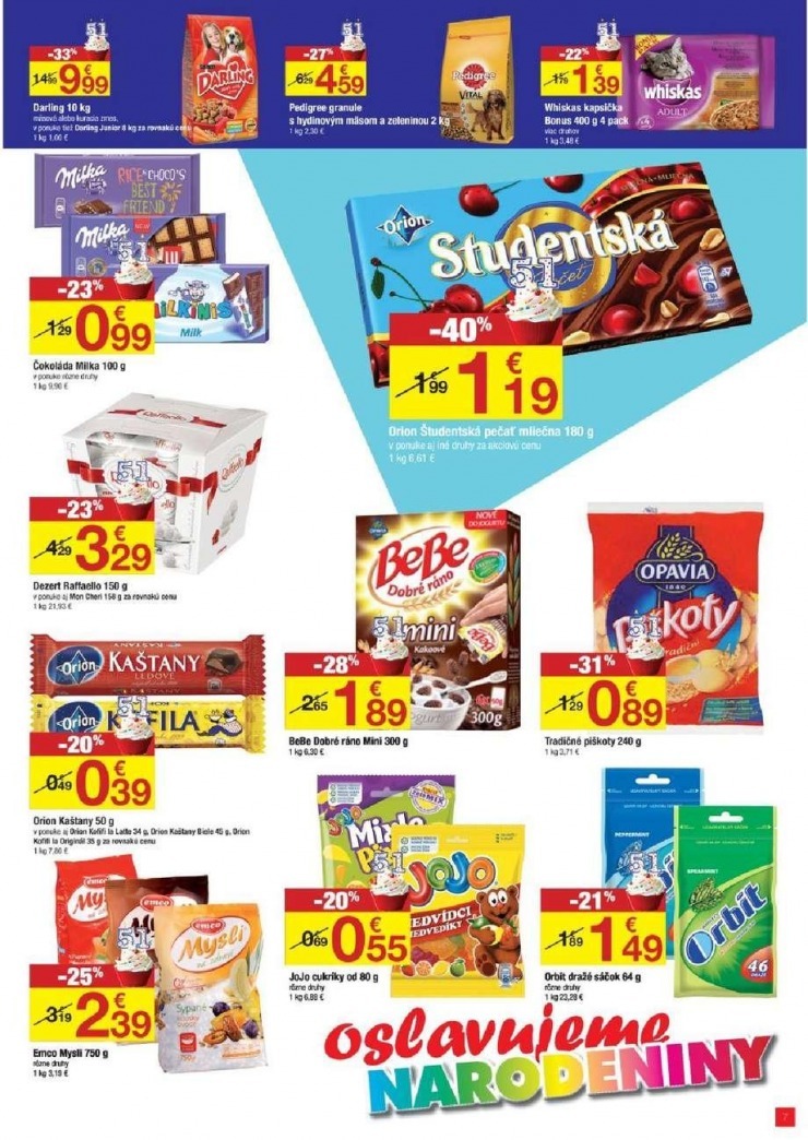 leták Carrefour leták - oslavujeme narodeniny strana 7 leták Carrefour leták - oslavujeme narodeniny strana 7