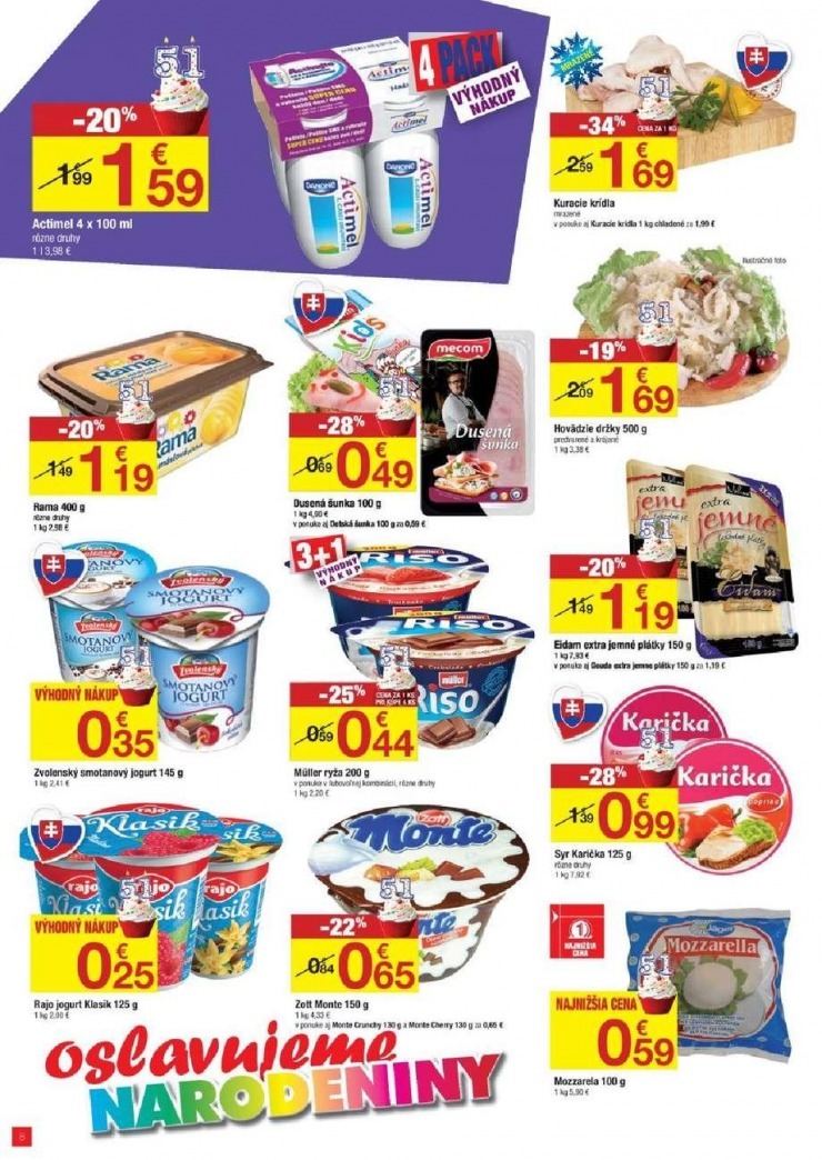 leták Carrefour leták - oslavujeme narodeniny strana 8 leták Carrefour leták - oslavujeme narodeniny strana 8