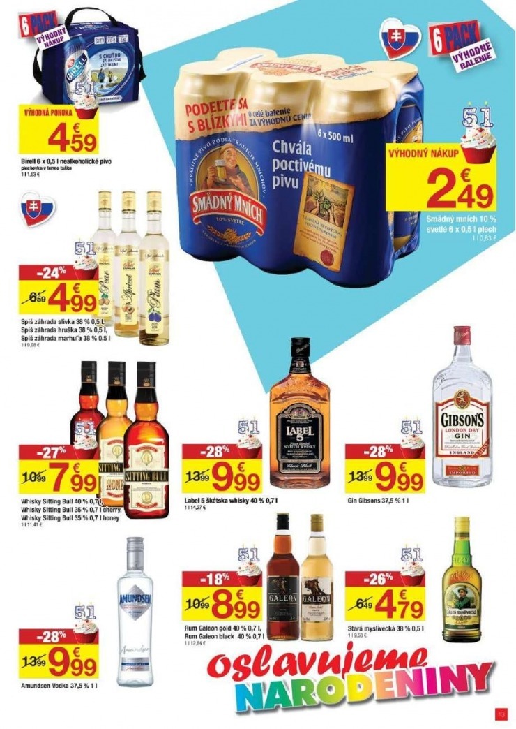 leták Carrefour leták - oslavujeme narodeniny strana 13 leták Carrefour leták - oslavujeme narodeniny strana 13
