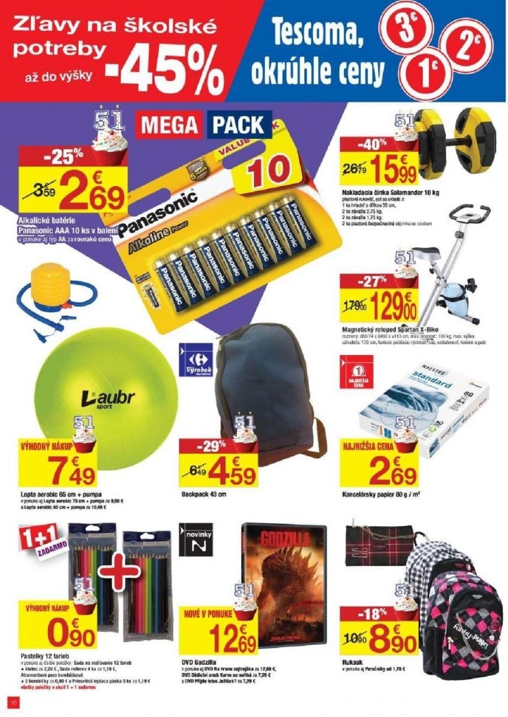 leták Carrefour leták - oslavujeme narodeniny strana 16 leták Carrefour leták - oslavujeme narodeniny strana 16