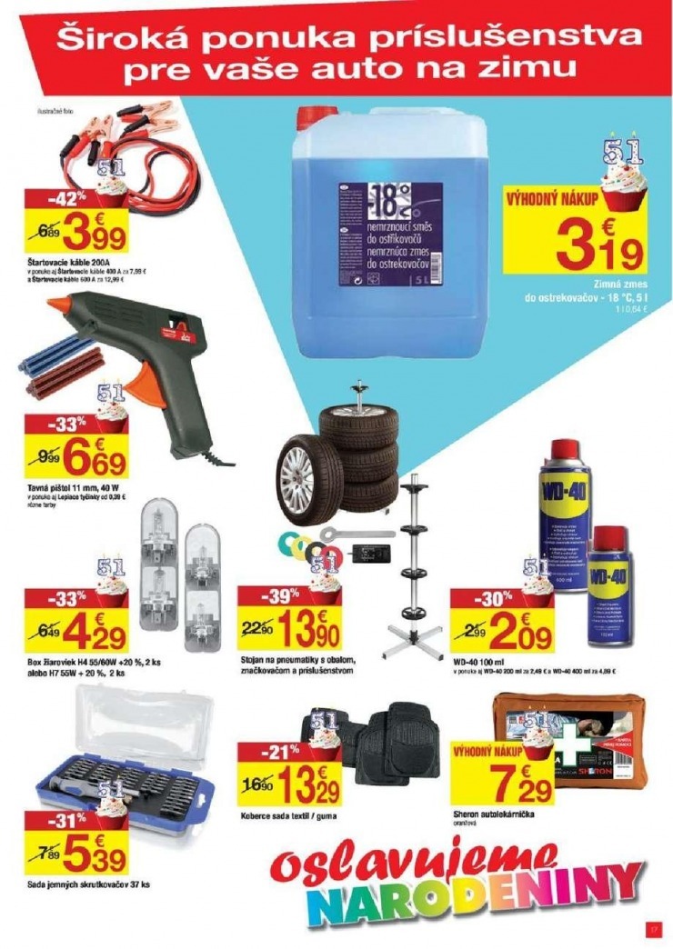 leták Carrefour leták - oslavujeme narodeniny strana 17 leták Carrefour leták - oslavujeme narodeniny strana 17