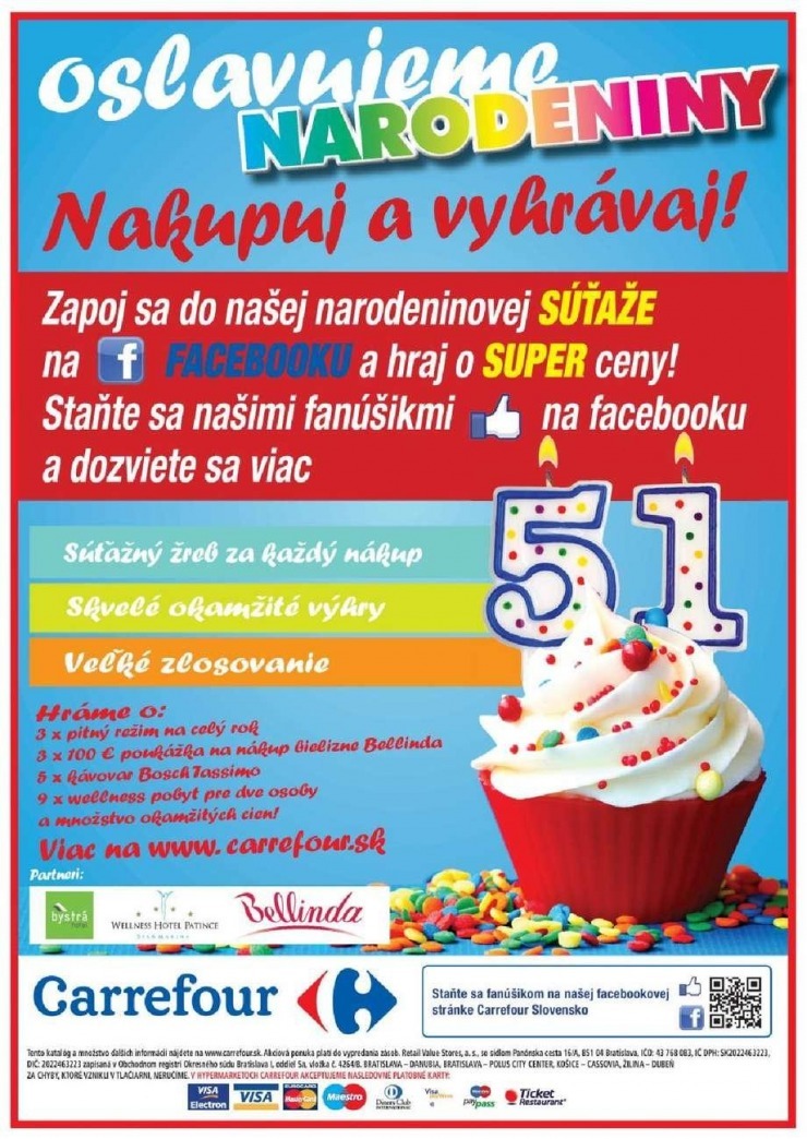 leták Carrefour leták - oslavujeme narodeniny strana 20 leták Carrefour leták - oslavujeme narodeniny strana 20