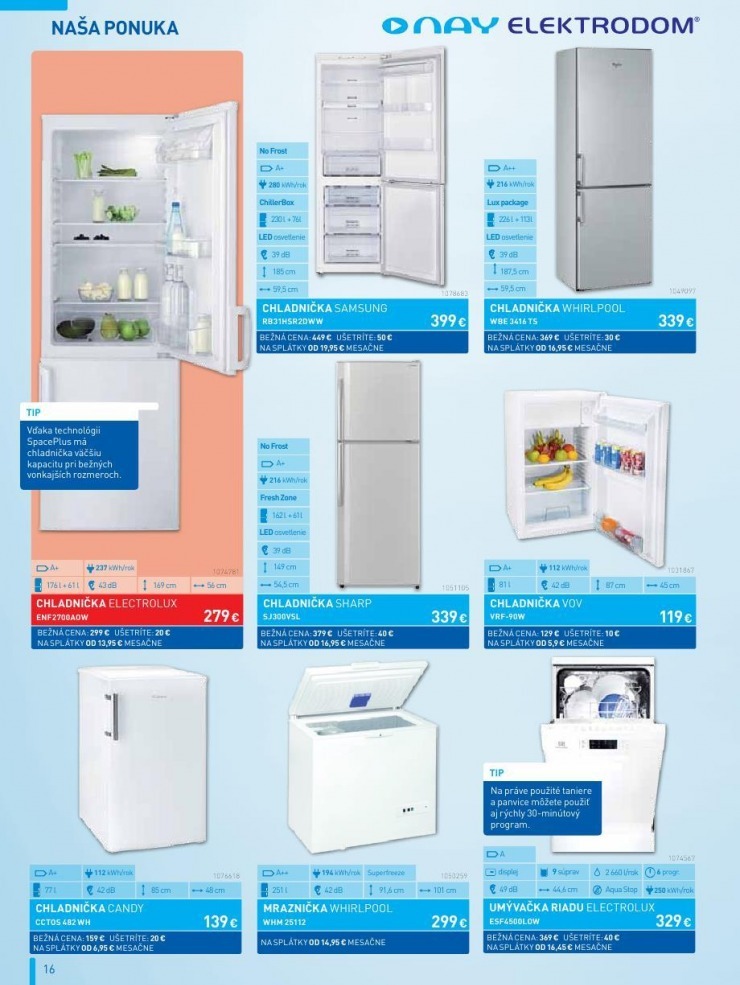 leták NAY Elektrodom exkluzívny leták strana 16 leták NAY Elektrodom exkluzívny leták strana 16
