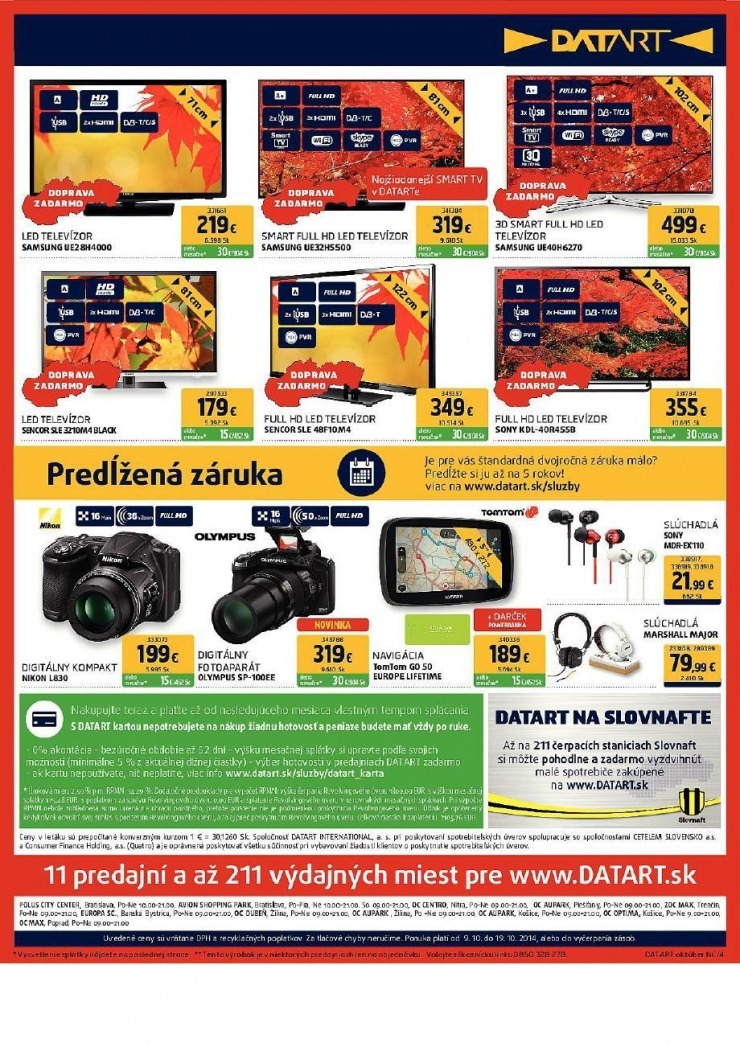 leták Datart leták - limitovaná ponuka strana 4 leták Datart leták - limitovaná ponuka strana 4