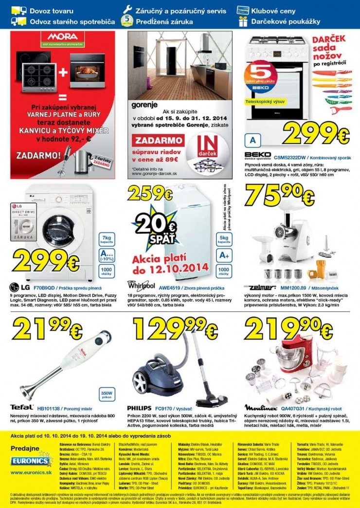 leták aktuálny leták Euronics strana 4 leták aktuálny leták Euronics strana 4