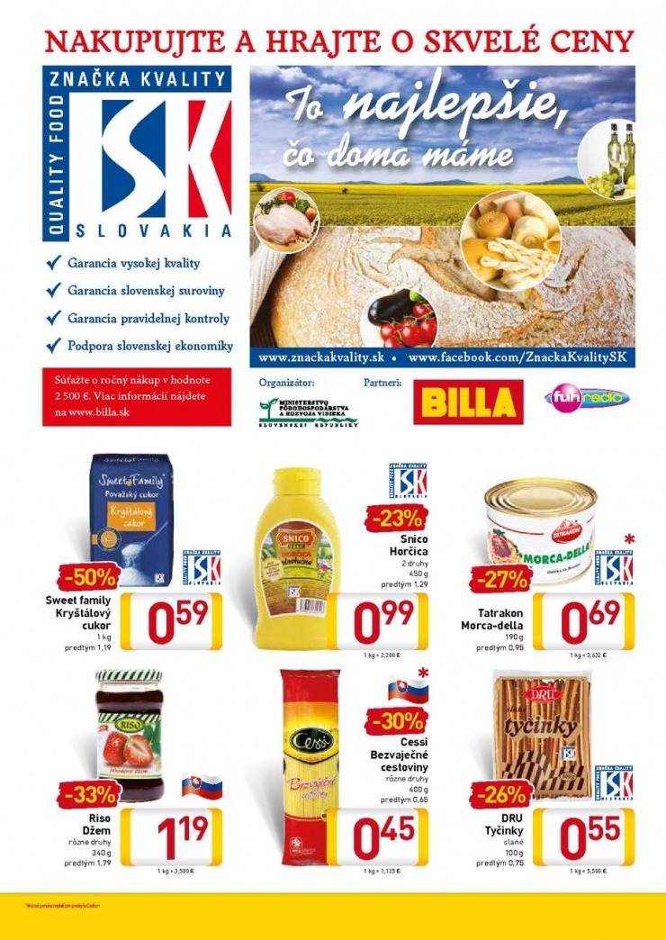 leták extra ponuka Billa strana 6 leták extra ponuka Billa strana 6
